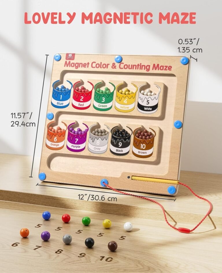 Unlocking Fun and Learning with the GAMENOTE Magnetic Color and Number Maze