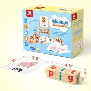 Read more about the article Unlocking the Joy of Learning with Coogam Wooden Reading Blocks