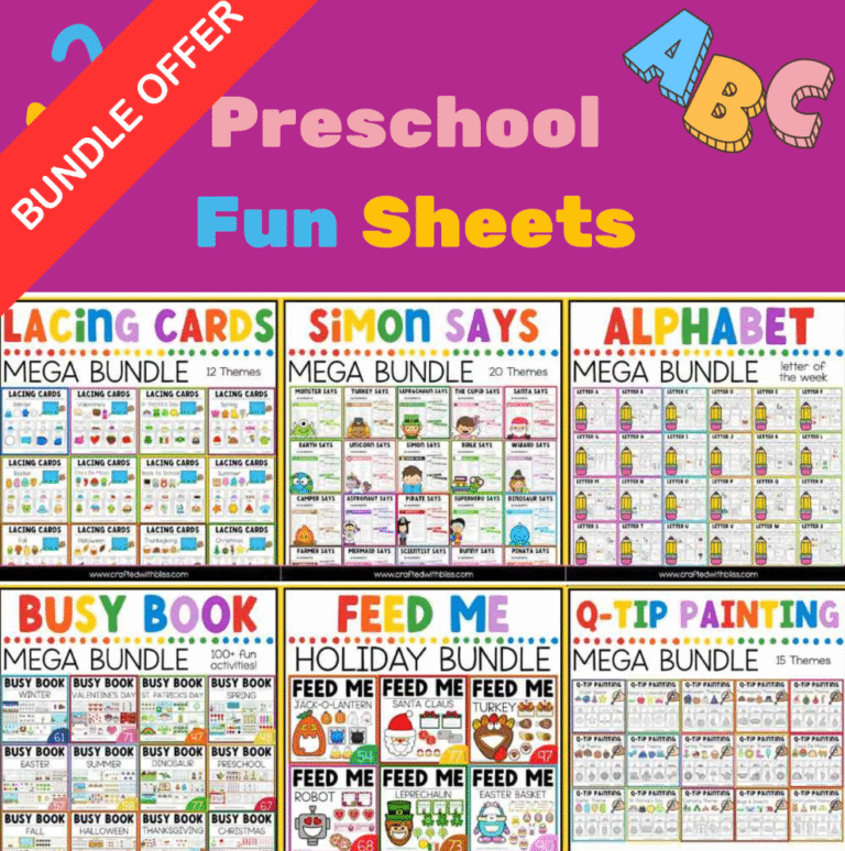 The Ultimate Preschool Learning Pack for Home Use