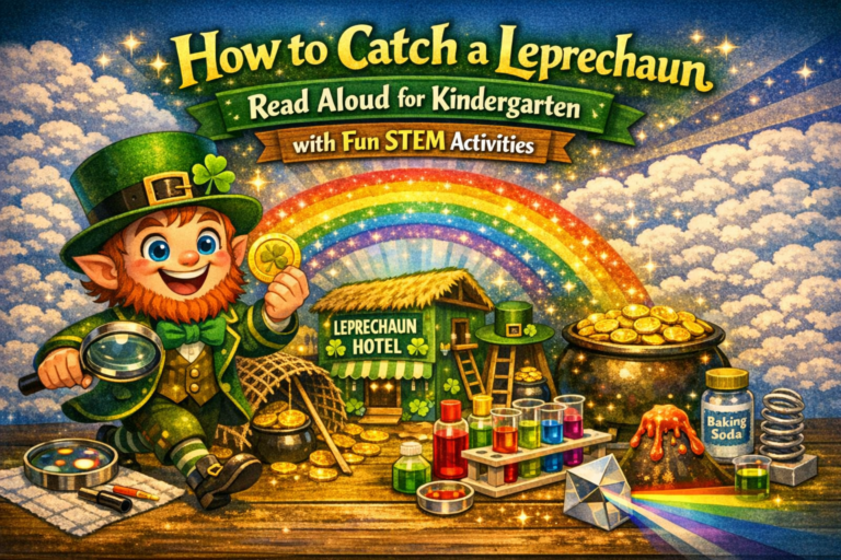 How to Catch a Leprechaun Read Aloud for Kindergarten with Fun STEM Activities, Traps and Rainbow Magic